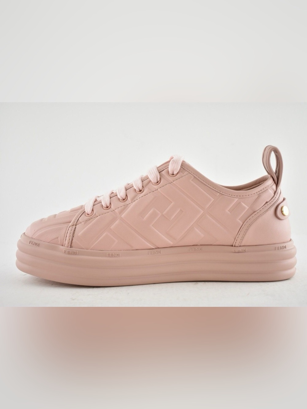 Fendi Embossed Monogram Lowtop Tennis Shoes